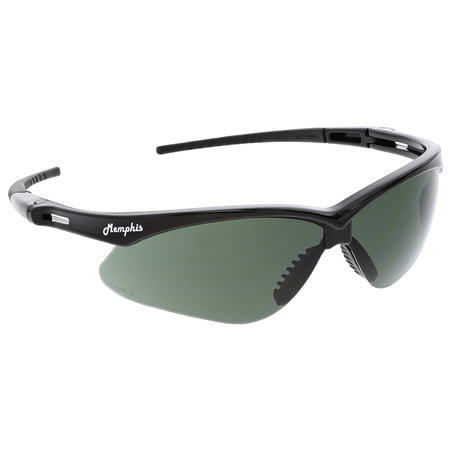 MCR Safety Memphis Series MP112G Safety Glasses, Eye Protection, Black