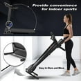 thumbnail image 7 of SLOK 2.5HP Folding Treadmill, 7.5MPH Running Machine with 12 Programs & LCD Display, Compact Exercise Equipment for Home Gym, Black, 7 of 7