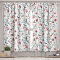 thumbnail image 2 of Ambesonne Watercolor Valance & Curtain, Retro Birds on Branches, 55"x30", Multicolor, 2 of 6