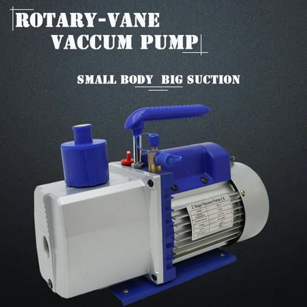 0.3PA Vacuum Pump Rotary Vane Two-Stage Commercial 110V 7CFM 3L