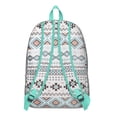 thumbnail image 3 of Unisex Bohemian Print Backpack with Front Pocket, Stylish Boho Chic Vintage Rucksack, Durable Lightweight Daypack for School College Work Commute Travel, Great Gift, 3 of 5