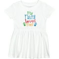 thumbnail image 3 of Inktastic My Nani Grandma Loves Me Girls Baby Dress, 3 of 5
