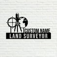 thumbnail image 4 of Handmadetneonsign Land Surveyor Metal Nameplate, Land Surveyor Desk Nameplate, Desk Name Plate Decor, 4 of 5