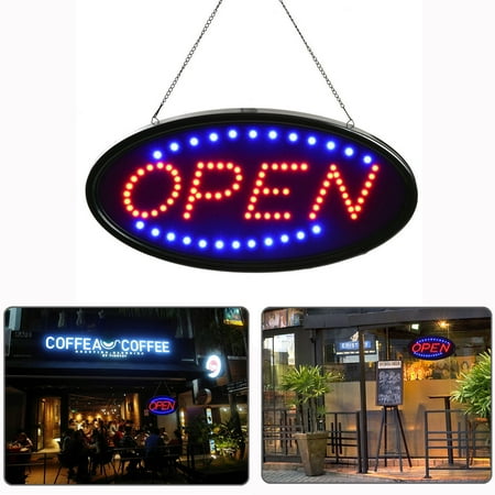 Neon Sign Display - Neon LED Sign Open Light Business Displays Board for Barber Shop Bar Restaurants
