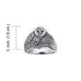 thumbnail image 3 of Ted Andrews Barn Owl 925 Sterling Silver Ring Fine Jewelry Wise Animal Totem, 3 of 3
