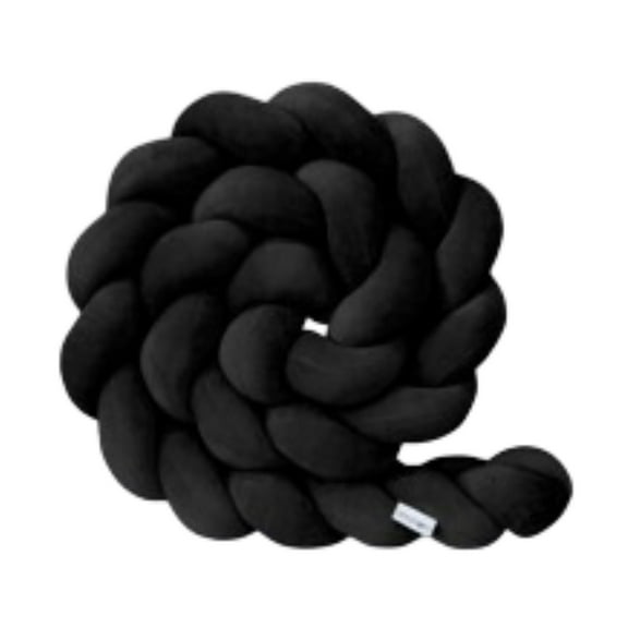 Ivory Knot Pillow Ball, Decorative Throw Pillow, Soft Round Knotted Cushion for Couch & Bedroom, Cute Home Decor, Braided Pillow for Living Room (5 ft)