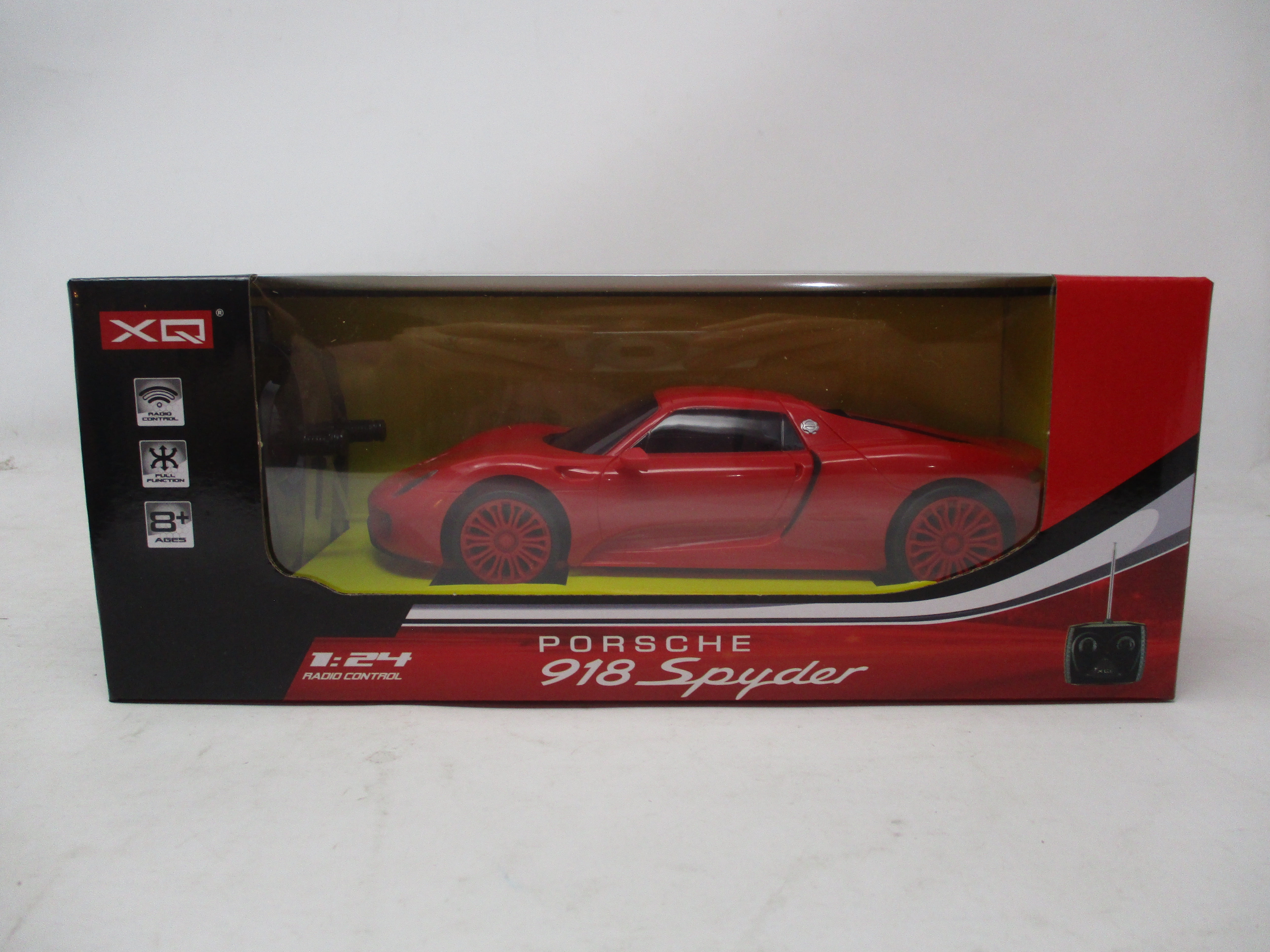 Braha Industries Porsche 918 Spyder 1:24 Scale R/C Car Black 