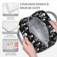 thumbnail image 3 of Fotbe Pirate skulls Bolsa de Almuerzo con Estampado, Lonchera Aislada, Contenedor de Comida Reutilizable Tipo Cooler a Prueba de Fugas, 3 of 6