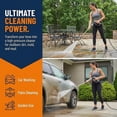 thumbnail image 6 of Aquoxis Pressure Washer, Handheld Power Washer with 360° Rotating Nozzle, 3 Spray Modes, Stainless Steel Universal Hose Fit, Tool-Free Installation, 6 of 6
