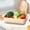 Beige, variant on Double Layer Drainage Basket Stackable Large-Capacity Plastic Food Strainer, Suitable For Washing and Draining Noodles, Vegetables and Fruits, Space-Saving, BPA-Free