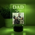 thumbnail image 5 of Custom Photo Picture Frame LED Personalized Daddy Father Uncle Grandpa Pops Stepdad, From Daughter Son Kids Gift For Dad, Happy Fathers Day!, 5 of 6