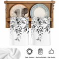 thumbnail image 6 of Grey Eucalyptus Leaves Kitchen Towels Set of 3, Watercolor Weeping Botanical Soft Microfiber Dish Towels, Absorbent Quick-Dry Washable Dishcloths for Kitchen Cleaning, Drying Dishes, 18x28 Inches, 6 of 9