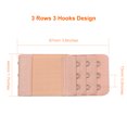 thumbnail image 2 of 8 Pieces Bra Extenders Brassiere Extension Straps Hooks 3 Hooks Design Portable, 2 of 8