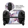 thumbnail image 4 of Fotbe Butterflies in Pastel Luggage Cover Protector,Suitcase Protector,Scratch and Dirt Resistant,Fits 18-32 Inch Luggage-Small, 4 of 9