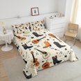 thumbnail image 4 of Erosebridal Wooden Guitar Bedding Full Comforter Set, Cowgirl Boot Down Comforter, Musical Note Decor, 3 Pieces, 4 of 8