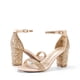 thumbnail image 4 of Sandalias de Tacón Bajo Chunky DREAM PAIRS Doradas con Piedras Brillantes, 4 of 7