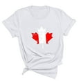 thumbnail image 3 of FAIWAD T-Shirt d'Été pour Femmes de la Fête du Canada, Léger, à Manches Courtes, Col Rond, T-Shirts Hauts, Imprimé Graphique, Blouses de Détente Basiques, 3 of 3