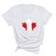 thumbnail image 3 of Camisetas de Manga Corta para Mujeres Canadá Día Hoja de Arce Impresión Básica de Verano Tee, Cuello Redondo Camiseta Casual, 3 of 3
