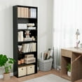 thumbnail image 4 of Costway 70" Tall 6-Tier Bookcase with 6 Open Shelves Anti-Toppling Kits for Living Room Black, 4 of 10