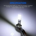 thumbnail image 3 of 4pcs H1 6000k Super White 80w Led Headlight Bulbs Kit Fog Driving Light, 3 of 4