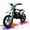 18.6Miles-1000W Peak-23Mph-Green, variant on 36V 1000W Peak Electric Dirt Bike for Kids 8-14, 3-Speed, 23 MPH, Dual Disc Brakes, Dual Suspension, 18.6-Mile Range, 10-Inch Off-Road Tires