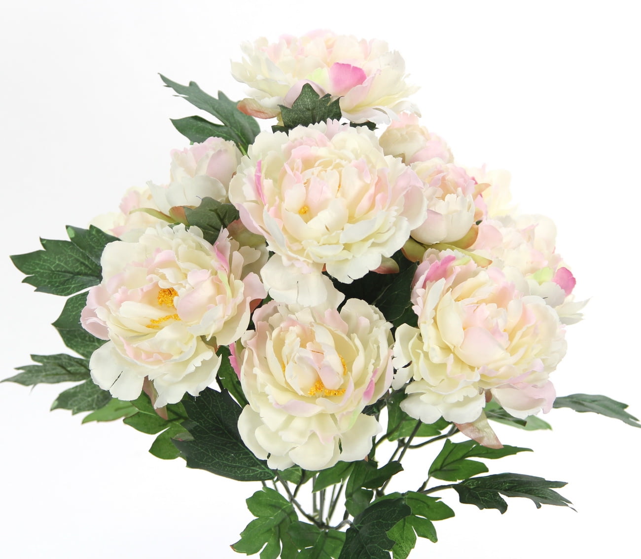 Artificial Spring Mixed Flower 11 stem Peony Bush , ABN1B013BLUSH