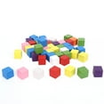thumbnail image 1 of Fyydes Colored Block,Colored Block Set,2 Sets Colored Block Set Pine Wood Children Geometry Enlightenment Early Education Toy, 1 of 7