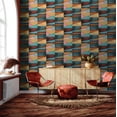 thumbnail image 4 of Earthy Beige Gradient Blocks Geometric Wallpaper, Double Roll, 57 sqft, 4 of 4