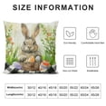 thumbnail image 5 of Nawypu Buffalo Plaid Easter Pillow Covers  Easter Lumbar Pillow Cover Easter Day Decorations for Home Cute Checked Easter Bunny Pillowcases Rabbit Egg Pillows Decorative Throw Pillow Case for, 5 of 5