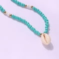 thumbnail image 2 of HSHDLDF Collier Coquillage Puka pour Femmes Hommes Collier Surfeur Coquillage Cordon Collier Collier Ras du Cou Perles Colorées Collier Ajustable Été Boho Hawaii Boucle Perle Collier Bijoux Coquillage Naturel, 2 of 6