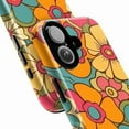 thumbnail image 2 of Bold Retro Flower Power Phone Case, Vibrant Style Floral iPhone Cover, Artistic Vintage Protective Case for iPhone 16 15 14 13 12 11 Plus Pro Max Mini, 2 of 6
