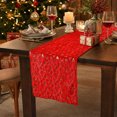 thumbnail image 6 of Qwtwty Christmas Decorative Table Runner Winter Xmas Table Decorations for Farmhouse Kitchen Dinning Home Party Favors Supplies, 6 of 6