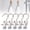 Grey, variant on Pack of 5 Clothes Pegs, Trouser Hangers with Clips, 360° Rotating Staple Hook, Stainless Steel Trouser Hook, Boot Clips, Clothes Hanger with Clips, Laundry Hooks for Trousers, Shoes, Towel