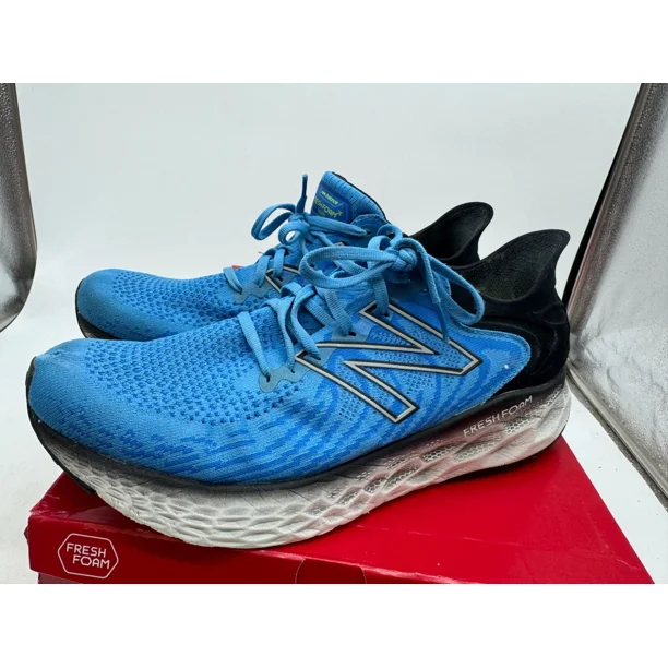 New Balance Fresh Foam 1080 v11 Running Sneakers Mens Blue Black Low Top - 11.5