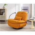 thumbnail image 4 of JERFIT Power Swivel Recliner Chair with Bluetooth, USB Charger, Glider Rocker for Living Room, Orange Fabric, 4 of 8