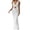C-White314, variant on Two Piece Skirt Set For Women Summer Outfits Halter Deep V Neck Sleeveless Crop Top Slim Fit Maxi Skirts Vacation Set Party Stylish Outfit