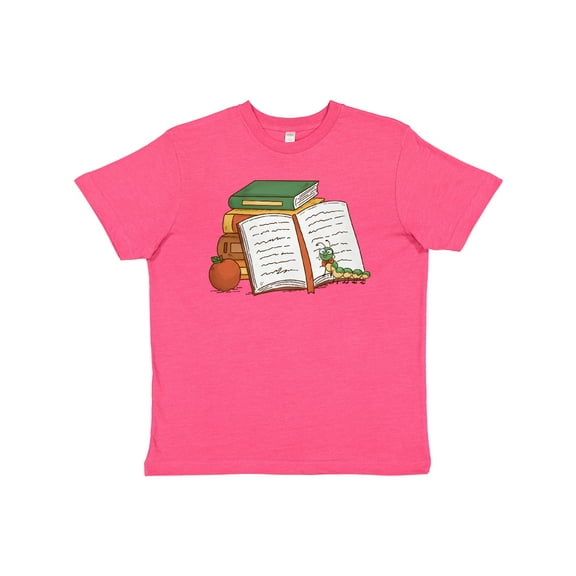 Inktastic Tiny Library Bookworm Youth T-Shirt