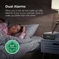 thumbnail image 3 of i-box Dawn, Radio Despertador, Despertador para Dormitorio, Radio FM, Despertador Digital con Carga Inalámbrica, Altavoces con Bluetooth, Puerto USB, Luz Nocturna Regulable (Gris), 3 of 5