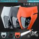 thumbnail image 2 of Powerzone Motorcycle Led Headlight Headlamp Head Light Supermoto Fairing For Ktm Exc Sxf Mx Dirt Bike Enduro Led Headlight, 2 of 4