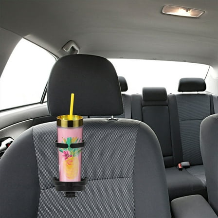 OUNONA  2 Pcs Back Seat Cup Holders for Your Car Backseat Drink Hook