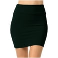thumbnail image 1 of MeetoTime Jupe Mini Sans Couture pour Femmes Taille Haute Extensible Jupe Tube Basique 2024, 1 of 4