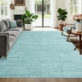 thumbnail image 4 of Garvee 9'x12' Modern Solid Color Area Rug with Non Slip TPR Backing, Washable Rugs Low Pile Non Shedding Indoor Carpet for Living Room Bedroom Home Office, Blue, 4 of 8