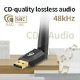 thumbnail image 3 of Adaptador USB Bluetooth 6.0 de 200 Mbps, Receptor y Transmisor de Audio y Música Inalámbrico BLE/ para PC, Ratón y Teclado., 3 of 5