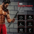 thumbnail image 3 of HORIALENCE 1Set Black Bicep Pull Bar Integrated Fitness Tool for Muscle and Back Training Exercising Use, 3 of 8