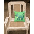 thumbnail image 2 of Carolines Treasures BB7404PW1818 Brontosaurus Watercolor Fabric Decorative Pillow  18H x18W multicolor, 2 of 2