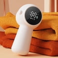 thumbnail image 3 of Fabric Shaver, Rechargeable Lint Remover Sweater Defuzzer, Intelligent Digital Display Pilling Trimmer For Clothes And Furniture, Easy Remove Clothes Fuzz, Lint, Pills, Bobbles, 3 of 8