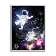 thumbnail image 2 of Stupell Industries Galactic Astronaut Vivid Nebula Scientific Patterns Framed Wall Art, 24 x 30, Design by Jennifer Ellory, 2 of 5