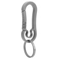thumbnail image 1 of Keychain, High Toughness Strong Elasticity  Alloy Key Carabiner Professional Design  For Home For Family For Outdoor Gray, 1 of 8