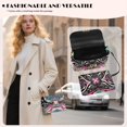 thumbnail image 3 of Pzuqiu Abstract Print Crossbody Bags Leather Women Minimalist Craftsmanship Small Leather Crossbody Bags for Women Metal Chain Strap for Party and Special Occasions, 3 of 7