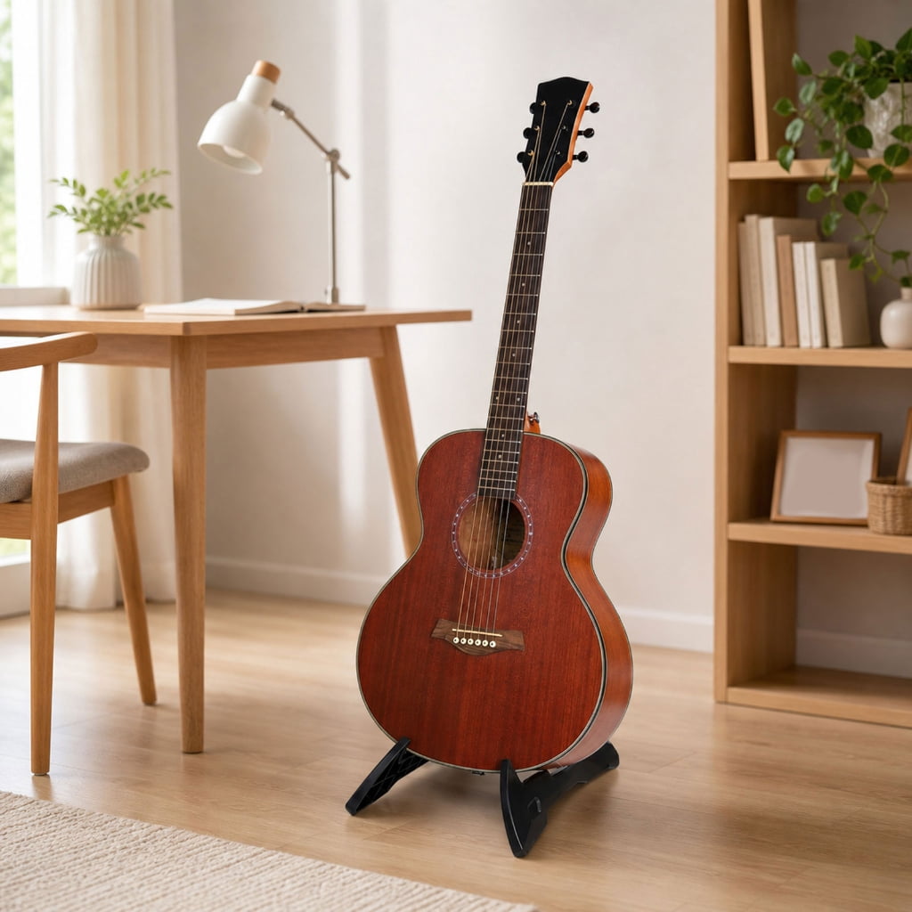 Miiottaa Sturdy Plastic Guitar Violin Pipa Stand Adjustable Space Saving Storage Solution